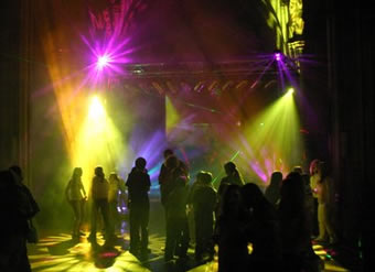 Lights make a great party Lights make a great party