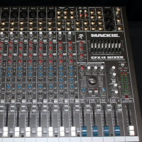 Mackie mixing desk